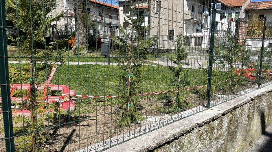 Varallo Pombia, ultimati i lavori di messa in sicurezza del parco del Chioso